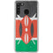 Kenya Flag Distressed Galaxy A21 Clear Case